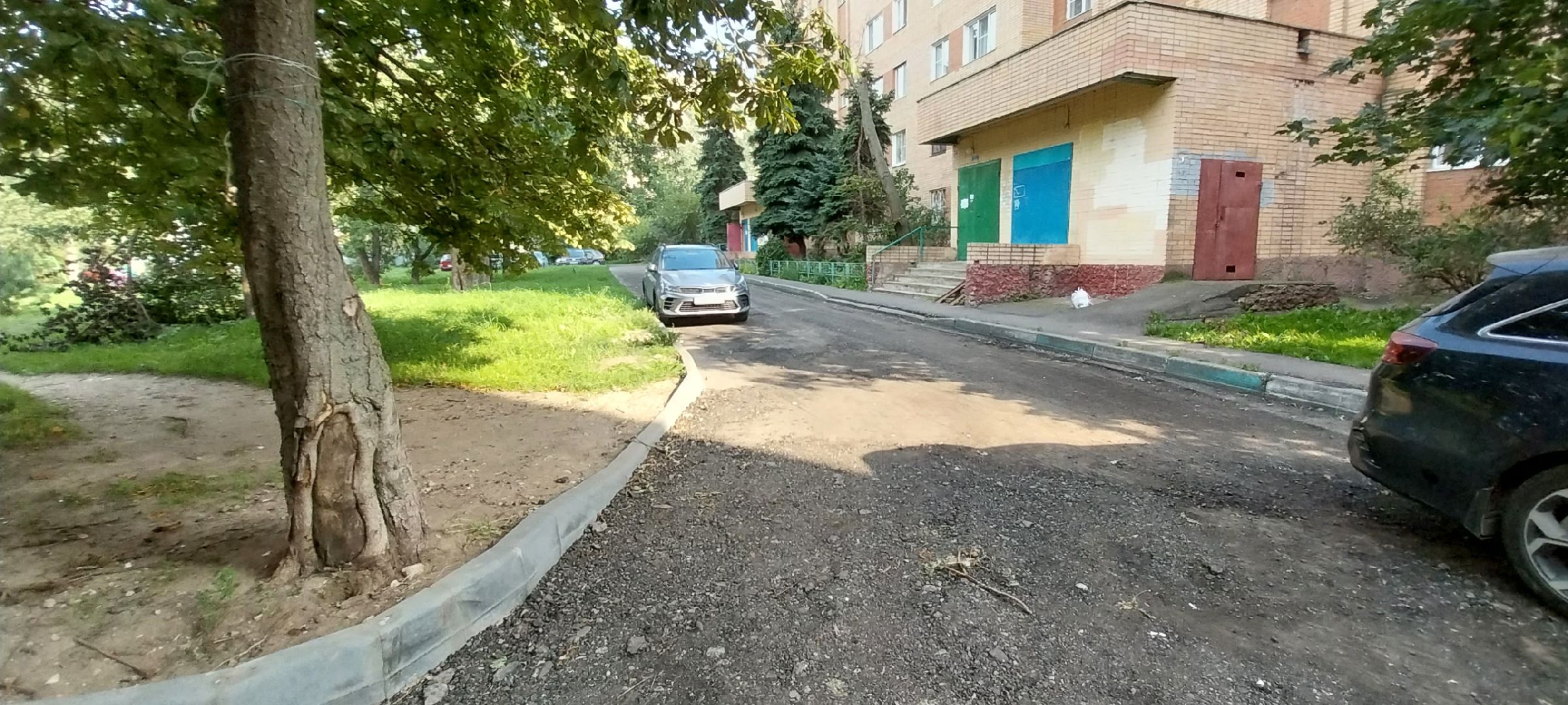 Коломна, дороги, тротуар, дорожный ремонт, новый асфальт