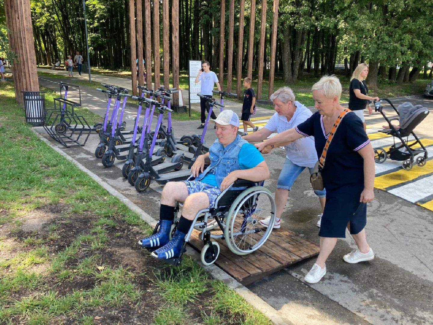 Солнечногорск, парк, инвалиды, огород, общество