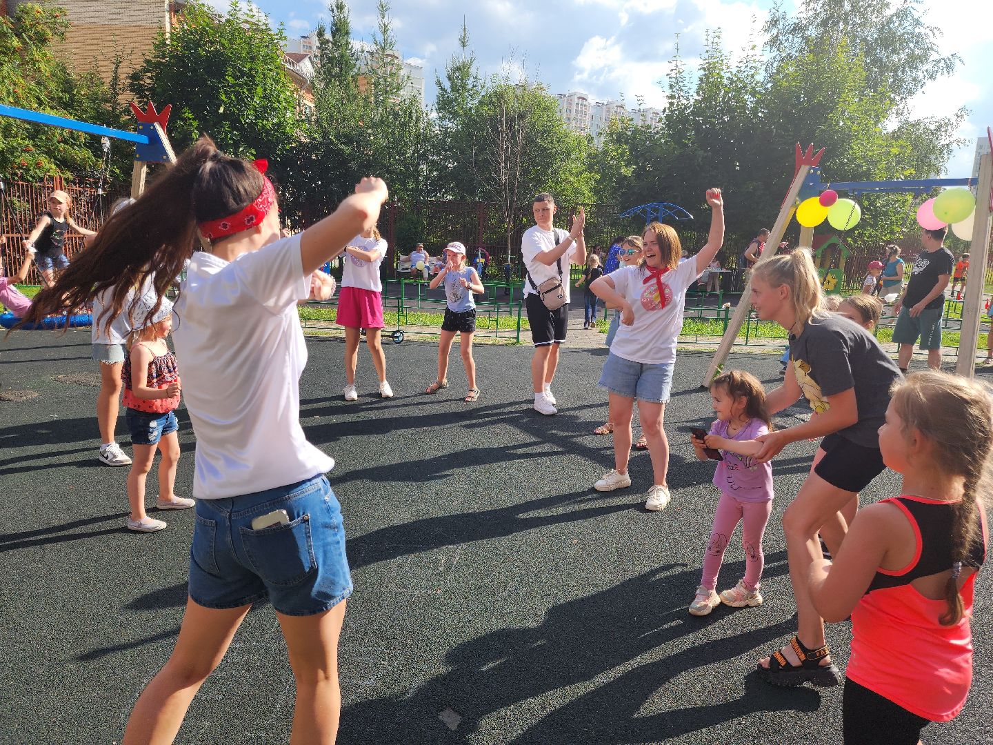 Подольск, детский праздник, лето в Подмосковье, праздник двора, отдых, каникулы, игры