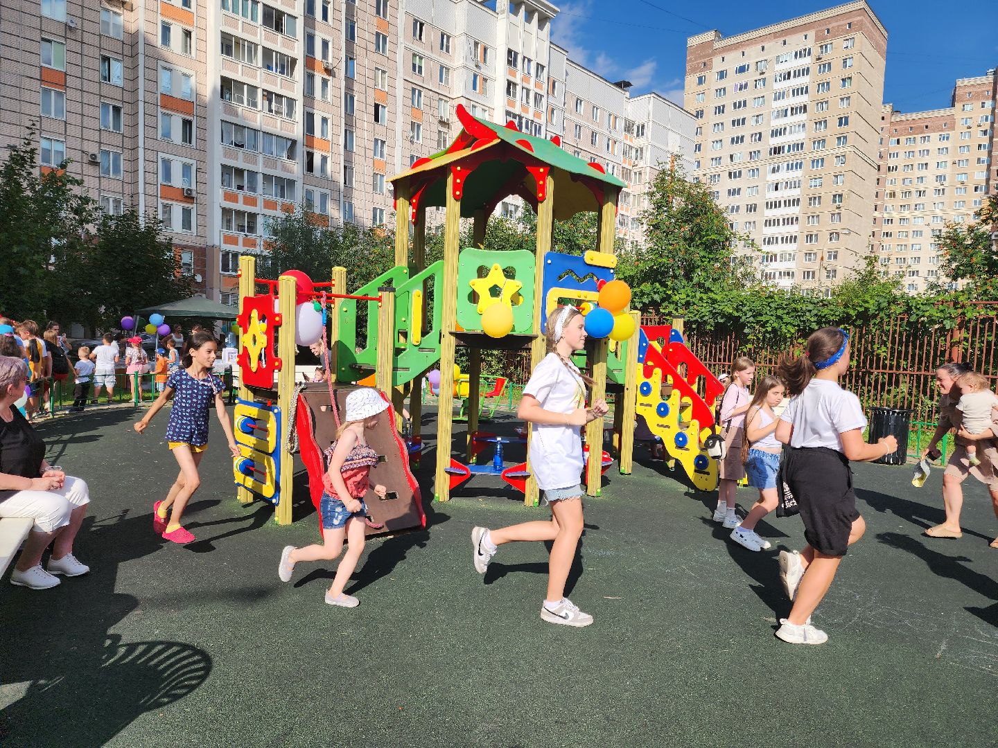Подольск, детский праздник, лето в Подмосковье, праздник двора, отдых, каникулы, игры