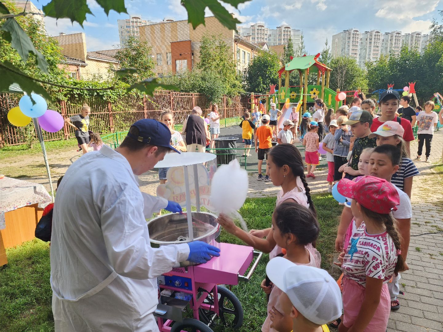 Подольск, детский праздник, лето в Подмосковье, праздник двора, отдых, каникулы, игры