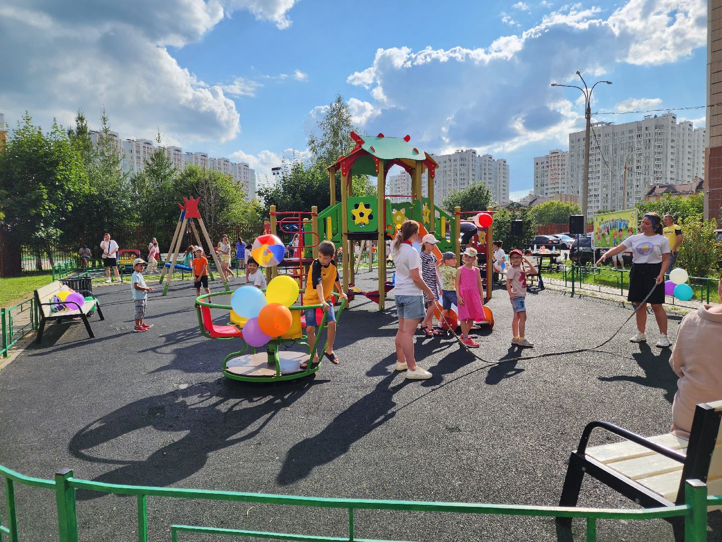 Подольск, детский праздник, лето в Подмосковье, праздник двора, отдых, каникулы, игры