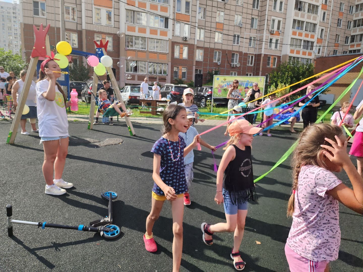 Подольск, детский праздник, лето в Подмосковье, праздник двора, отдых, каникулы, игры