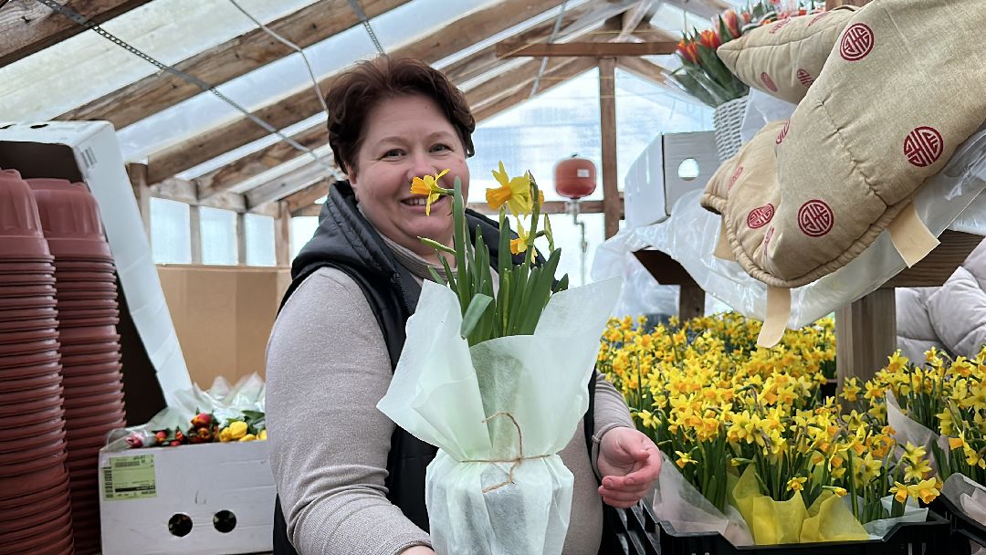Одинцовский округ, Семейный бизнес, Многодетные семьи, 8 марта, Тюльпаны, Галина Погончикова, село Каринское
