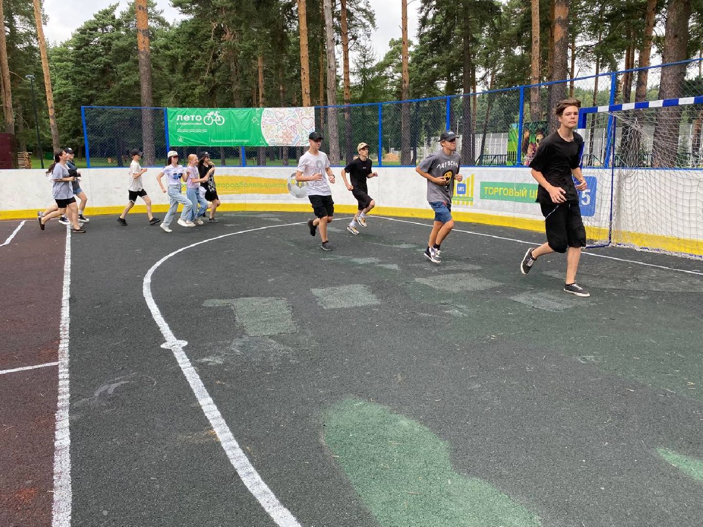 школьное трудоустройство, бригада зеленого хозяйства, Кузьминский лесопарк, Котельники