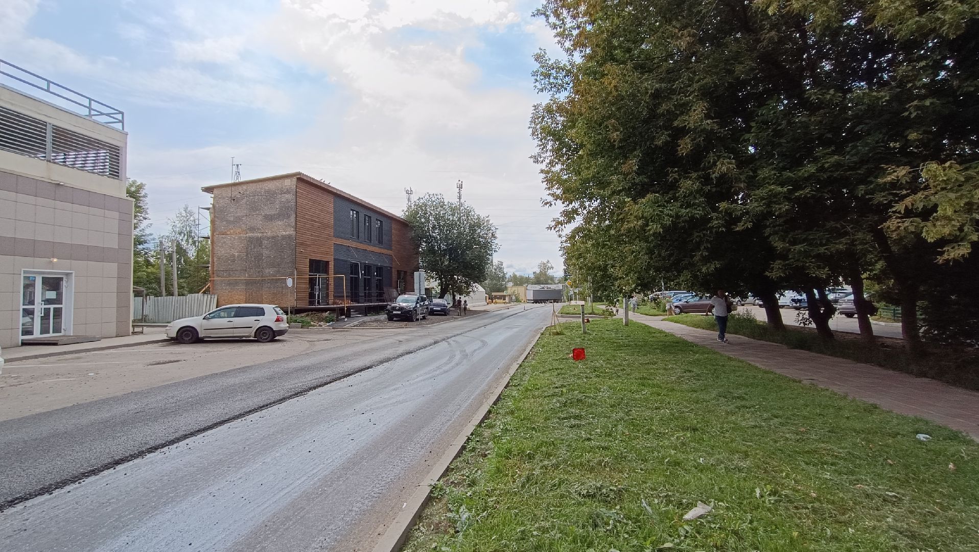 Лобня, дорога, ремонт