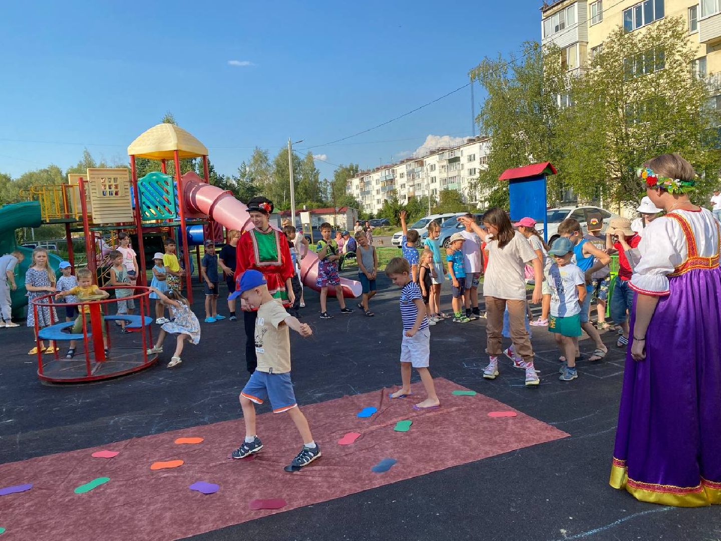 Чехов, ЖКХ, праздник двора, соседи, дети, аниматоры