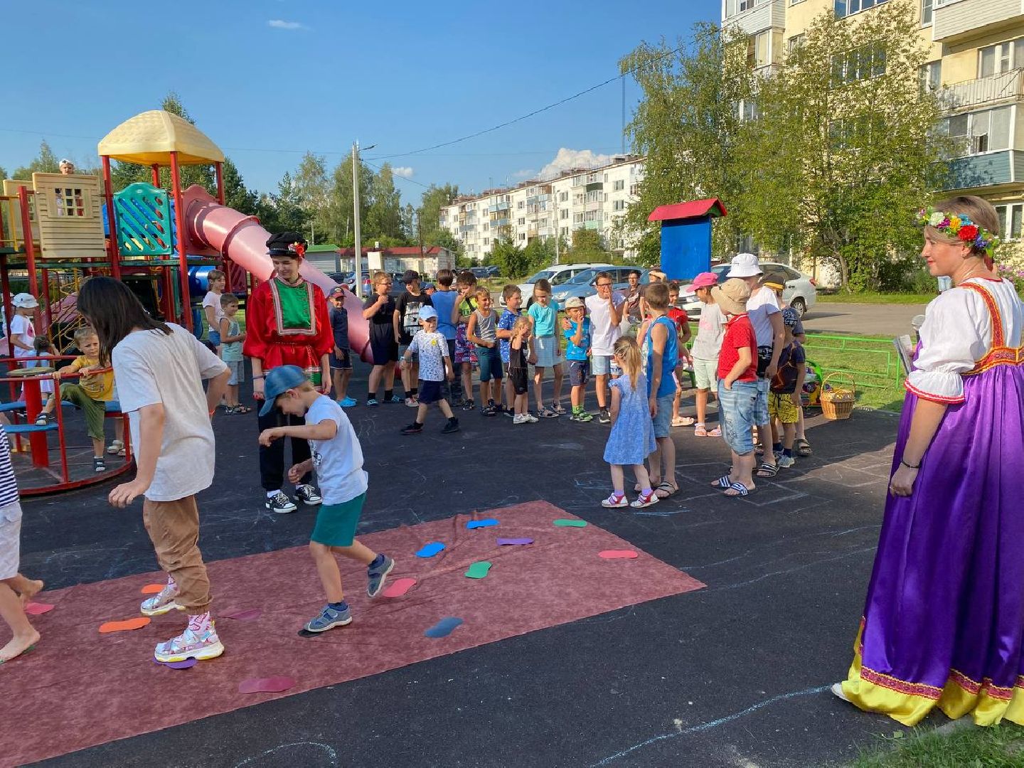 Чехов, ЖКХ, праздник двора, соседи, дети, аниматоры