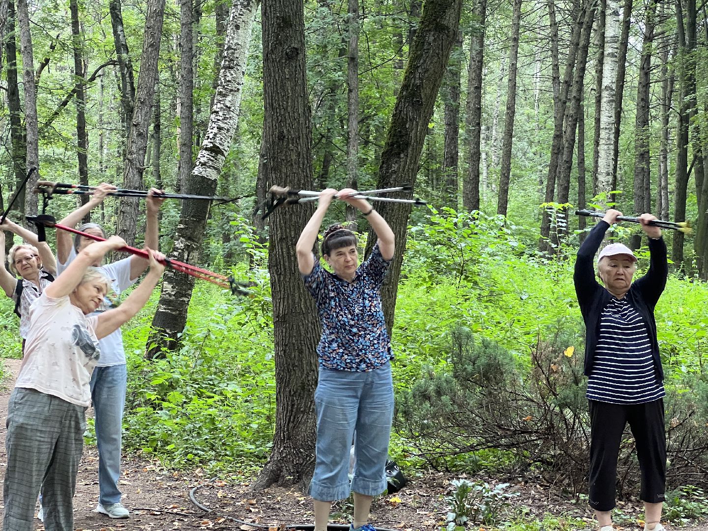 Химки, спорт, Активное долголетие, скандинавская ходьба, День физкультурника