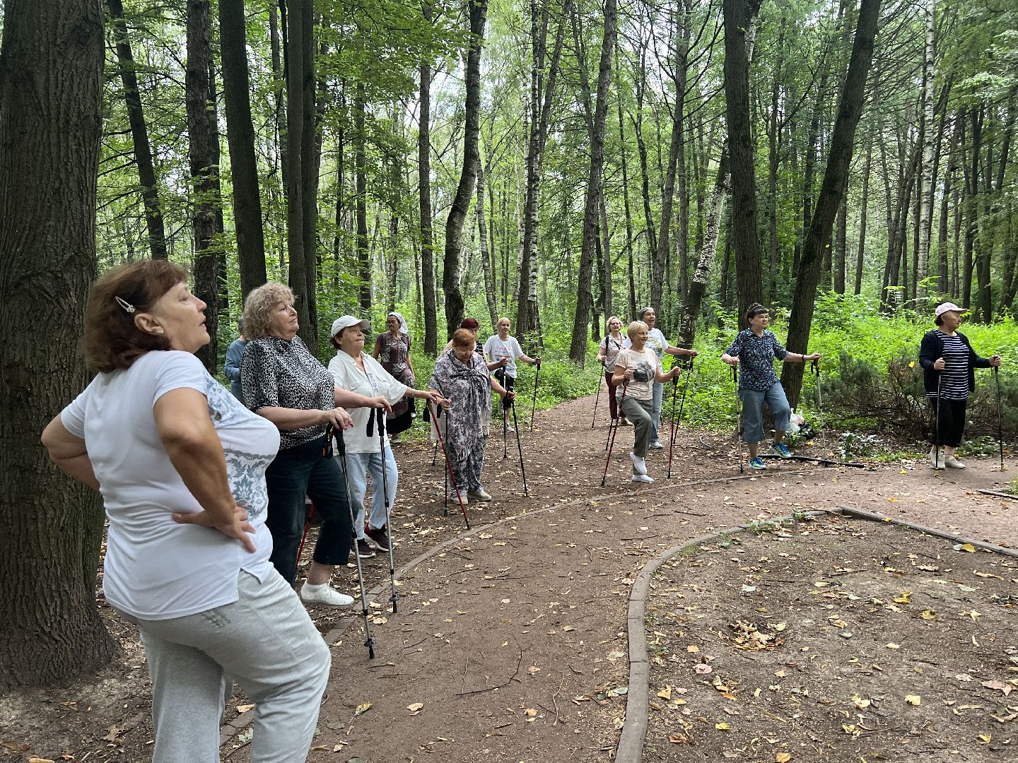 Химки, спорт, Активное долголетие, скандинавская ходьба, День физкультурника