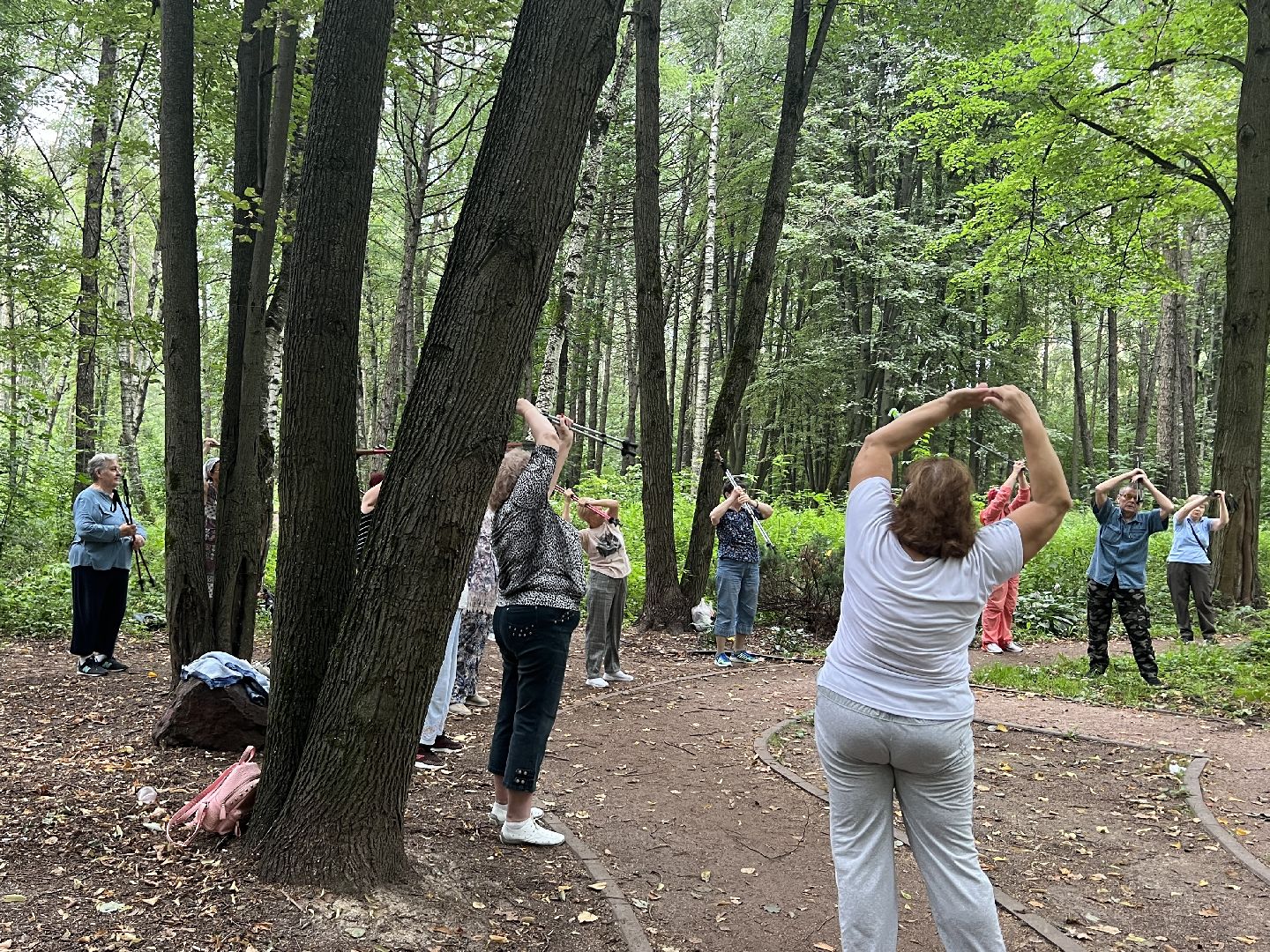 Химки, спорт, Активное долголетие, скандинавская ходьба, День физкультурника