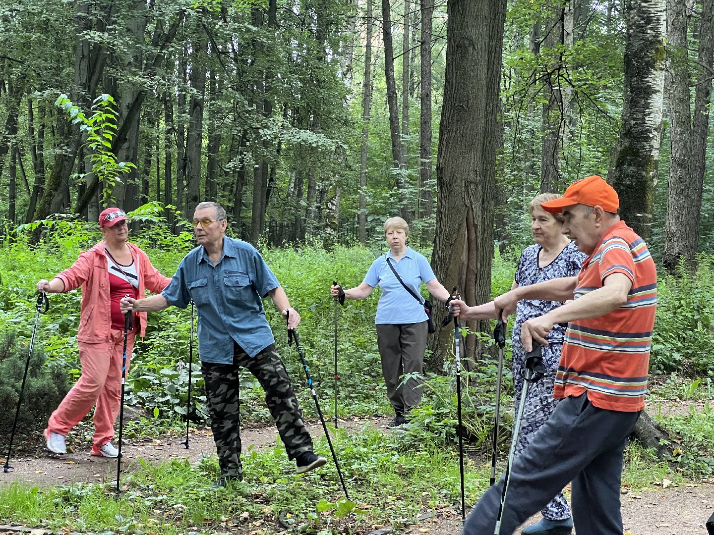 Химки, спорт, Активное долголетие, скандинавская ходьба, День физкультурника
