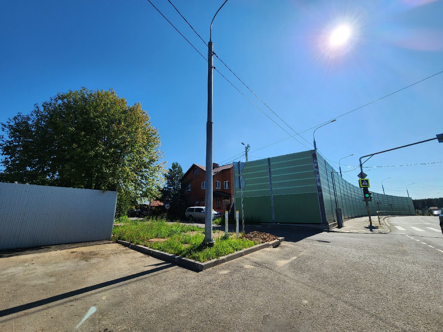 Одинцово, зайцево, экраны, акустические экраны, шоссе, кокошкинское шоссе, дорога, реконструкция,