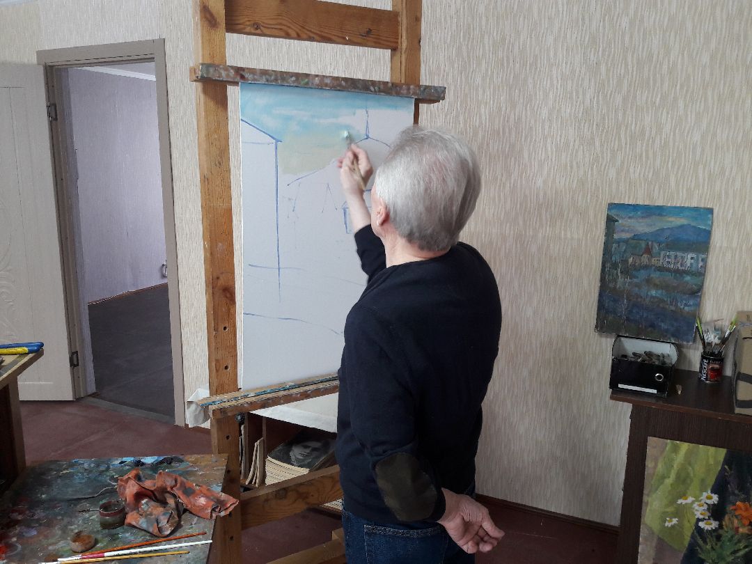 Художник, живопись, картины, галерея, выставка