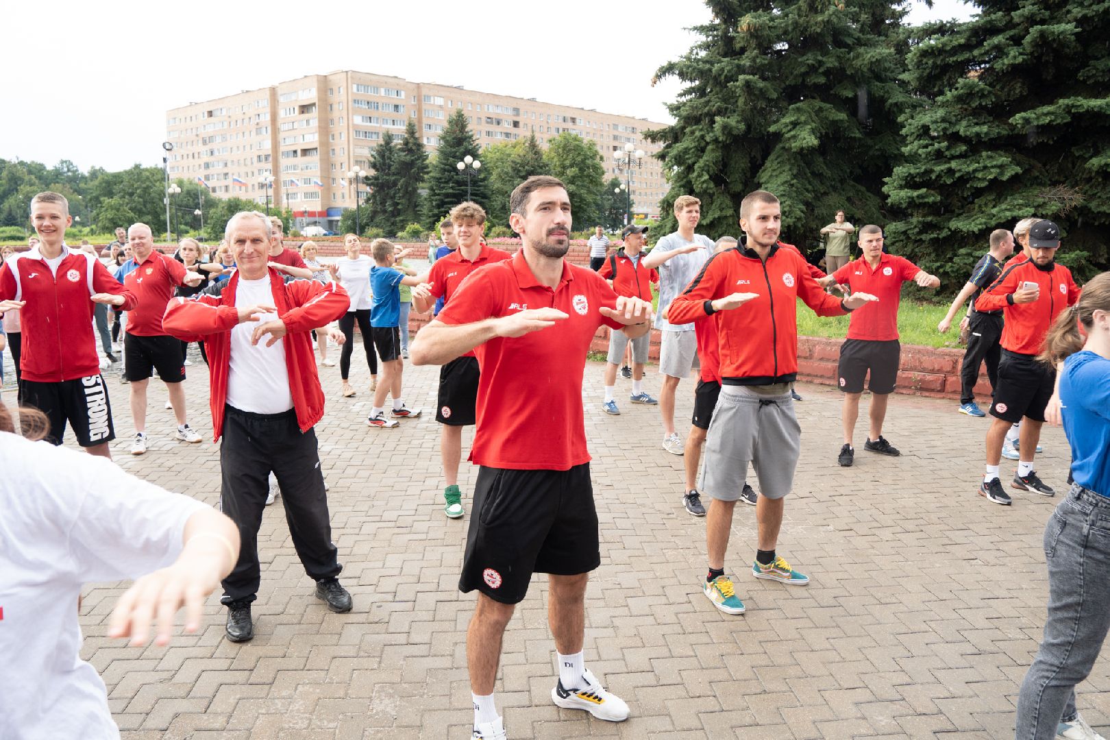 Акция, спорт, День физкультурника, Бодрое утро, Орехово-Зуево