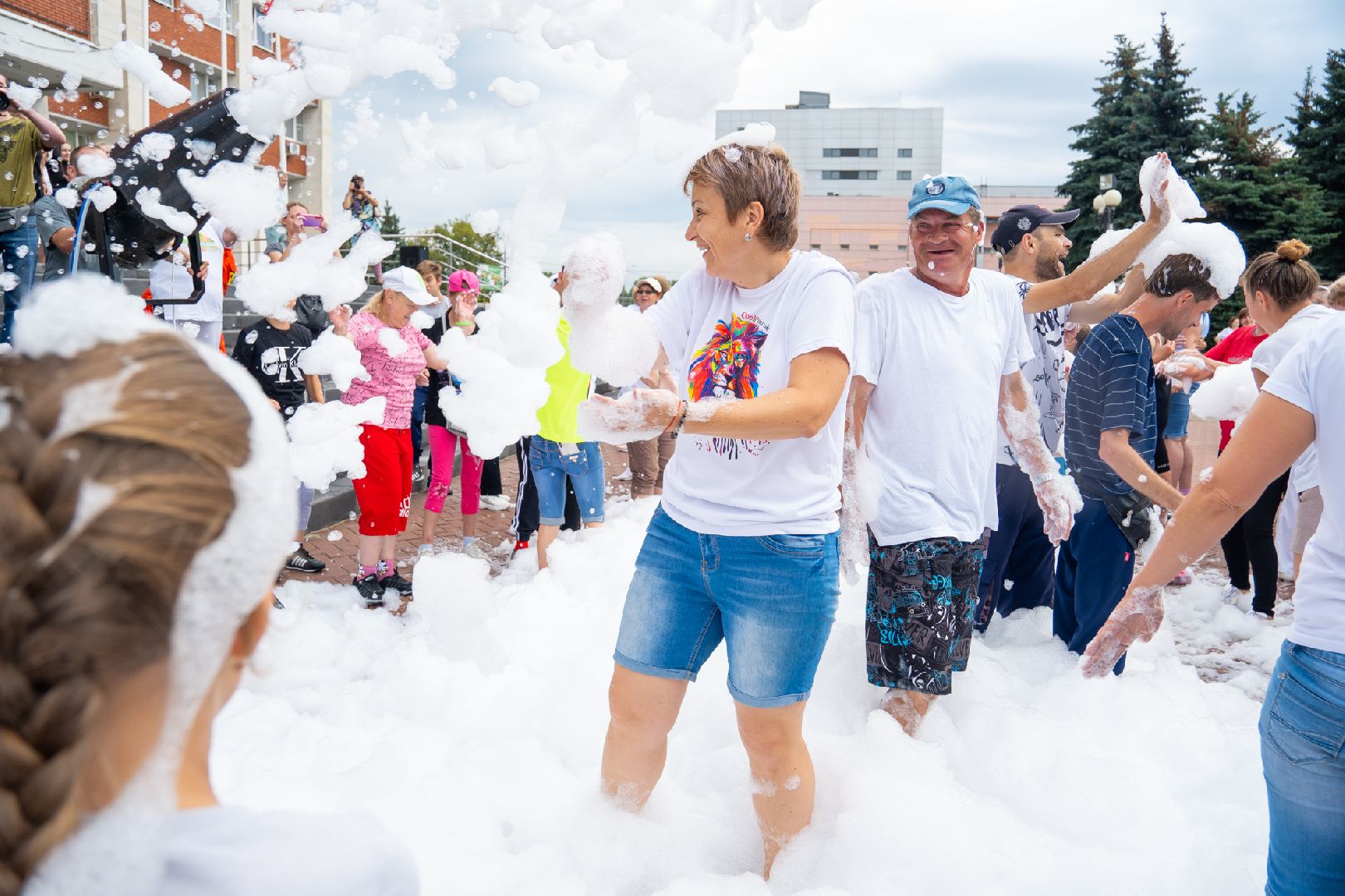 Акция, спорт, День физкультурника, Бодрое утро, Орехово-Зуево
