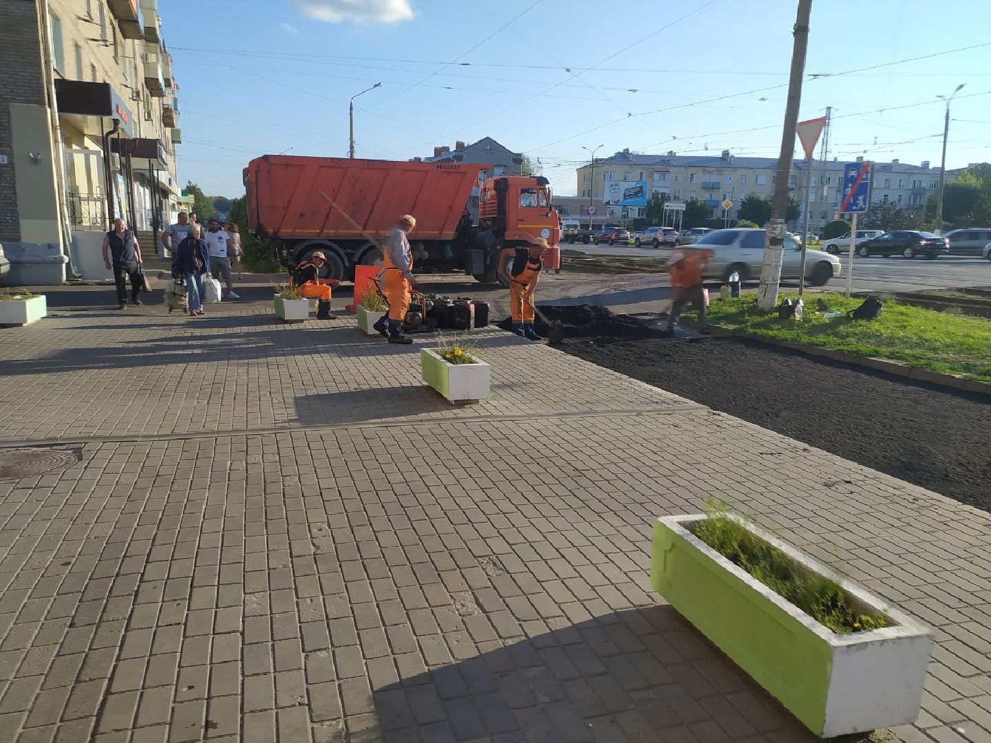 Коломна, дороги, новый асфальт