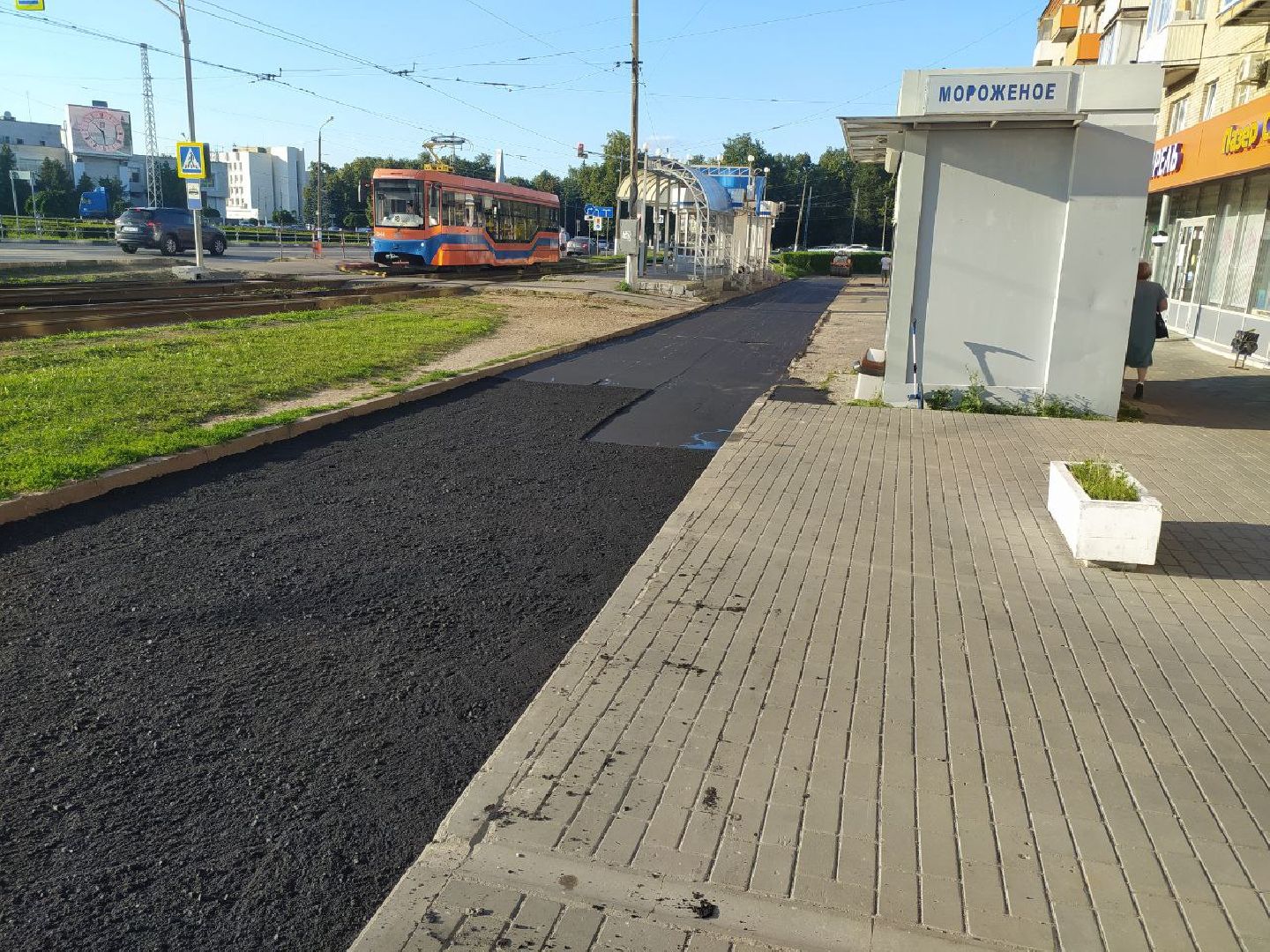 Коломна, дороги, новый асфальт