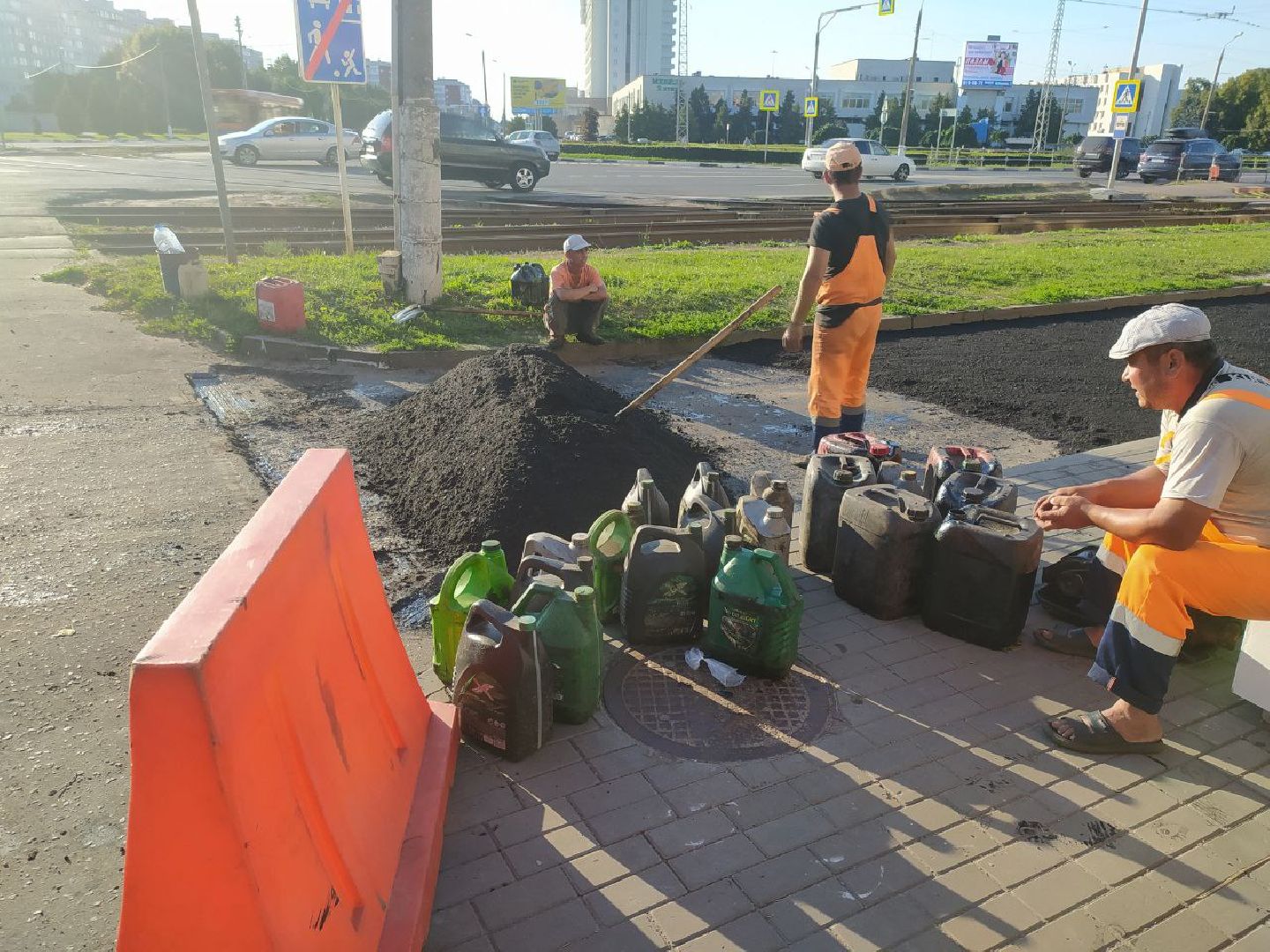 Коломна, дороги, новый асфальт