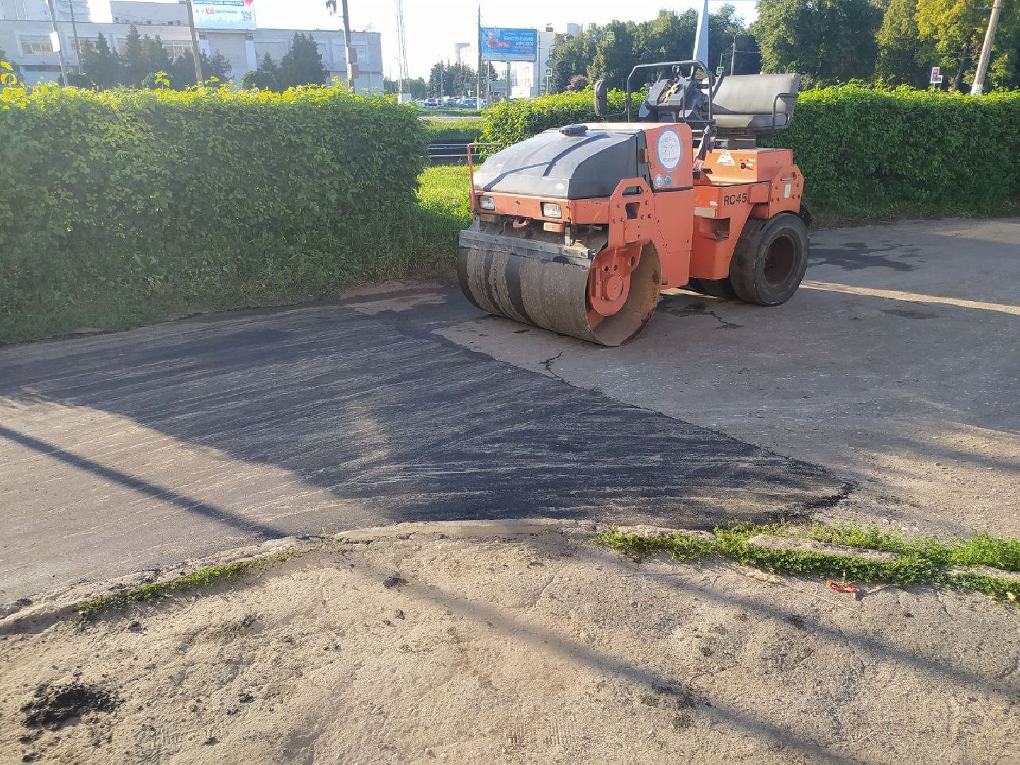 Коломна, дороги, новый асфальт