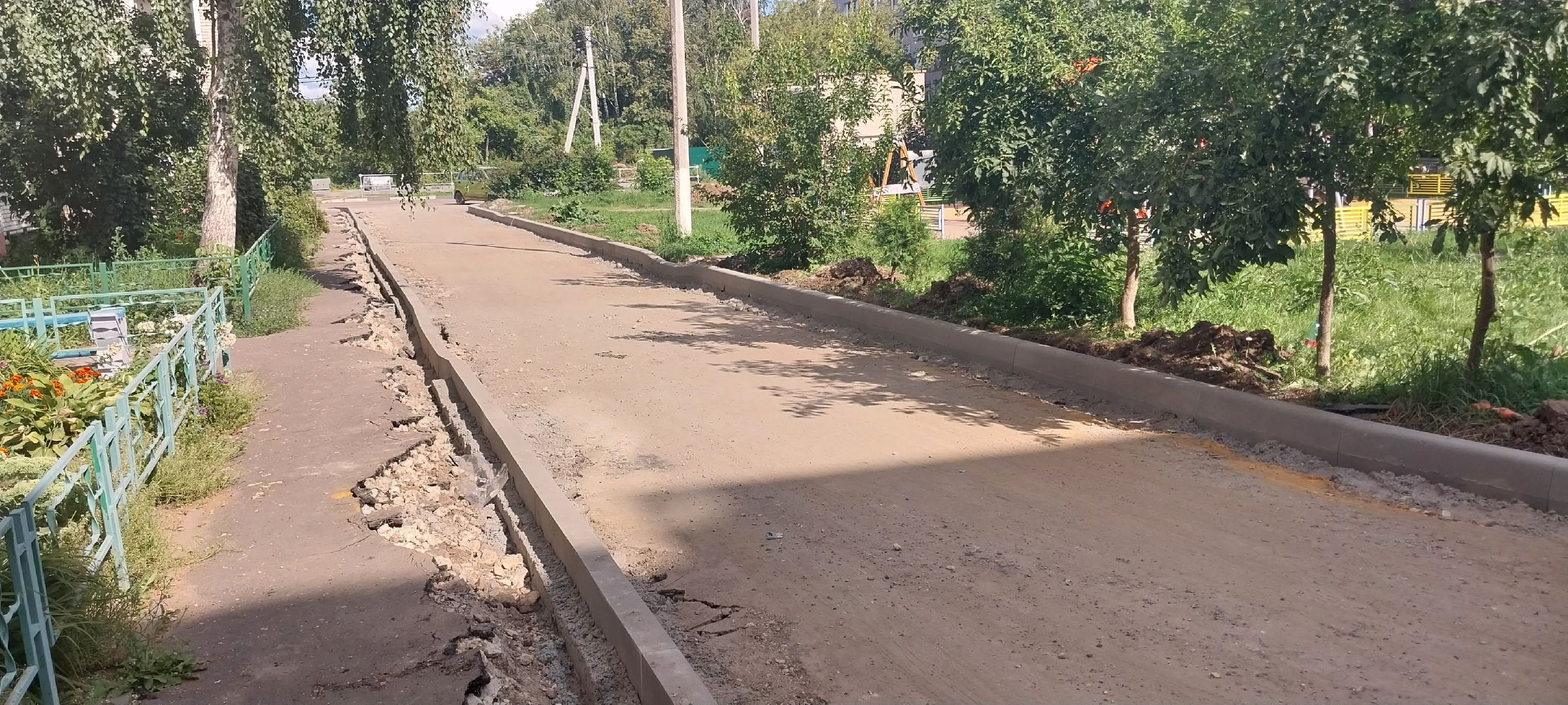 Коломна, благоустройство дворов, благоустройство, новый асфальт