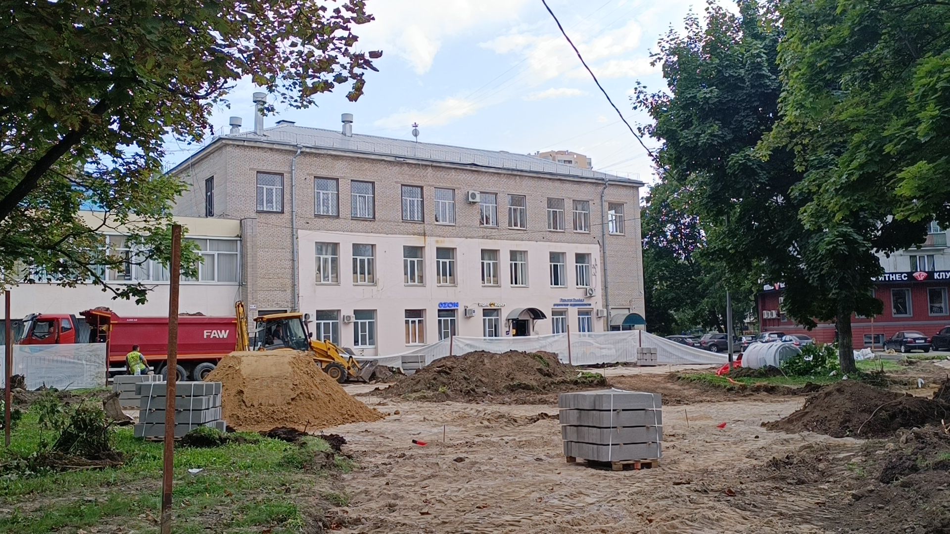 Лобня, благоустройство, сквер