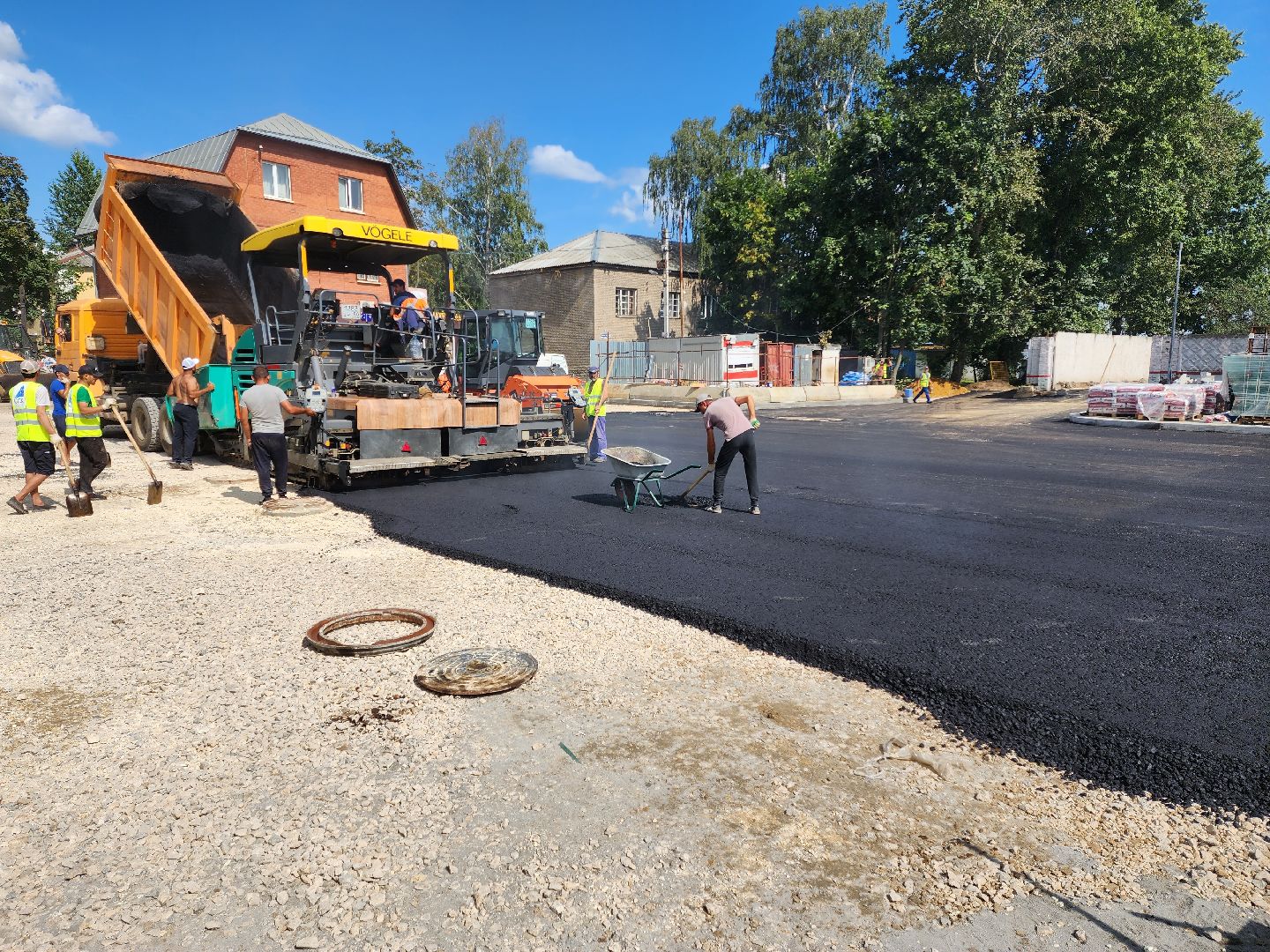 Раменское, дороги, ремонт дороги к платформе Ипподром