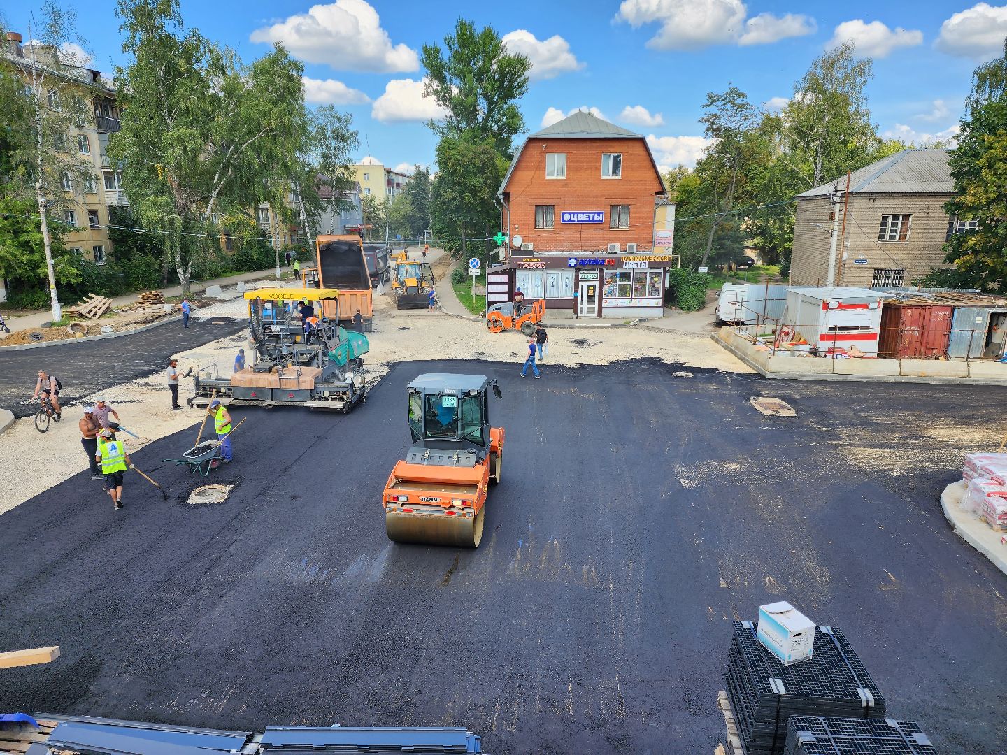 Раменское, дороги, ремонт дороги к платформе Ипподром