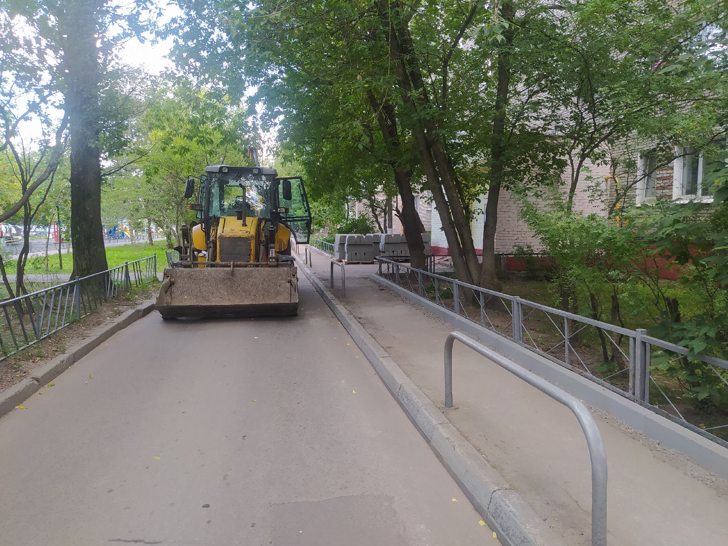 Нахабино, благоустройство, ремонт, двор