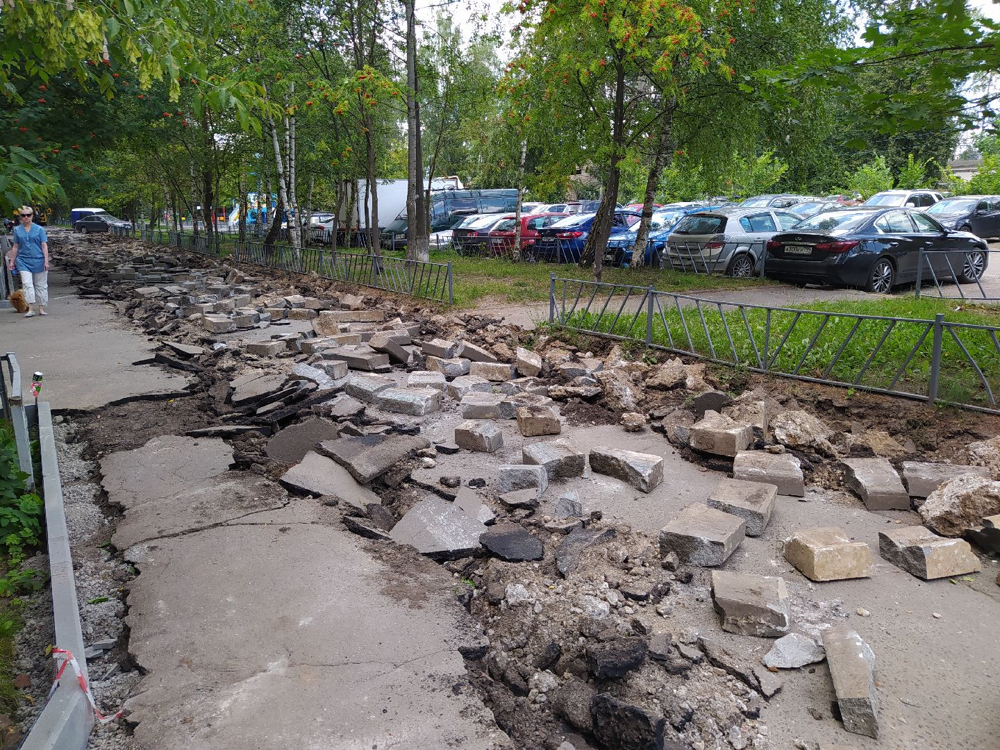 Нахабино, благоустройство, ремонт, двор