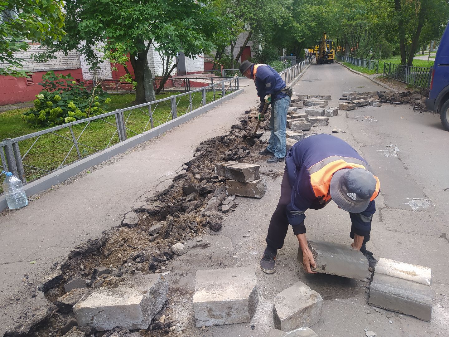 Нахабино, благоустройство, ремонт, двор