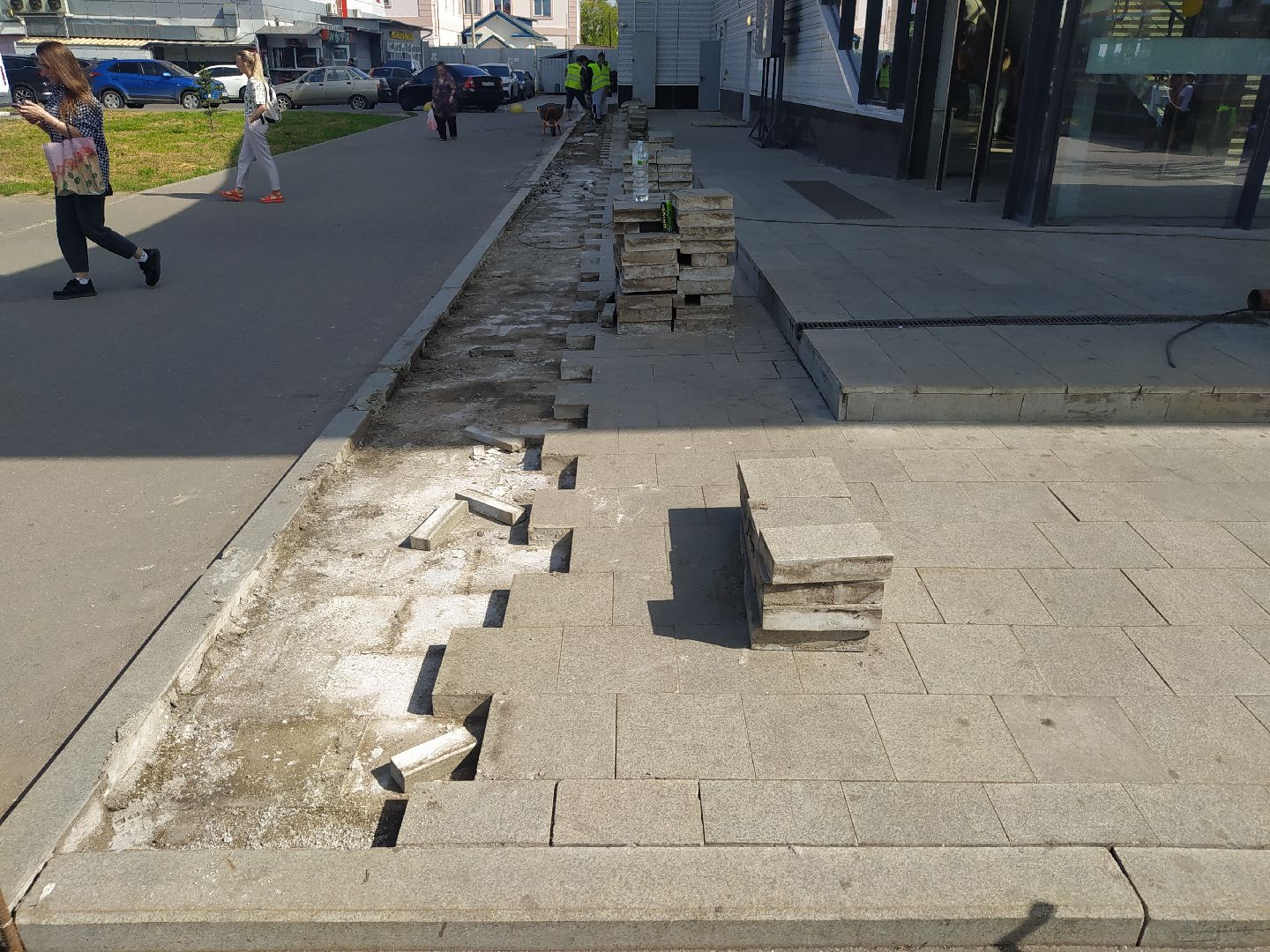 Нахабино, платформа, ремонт