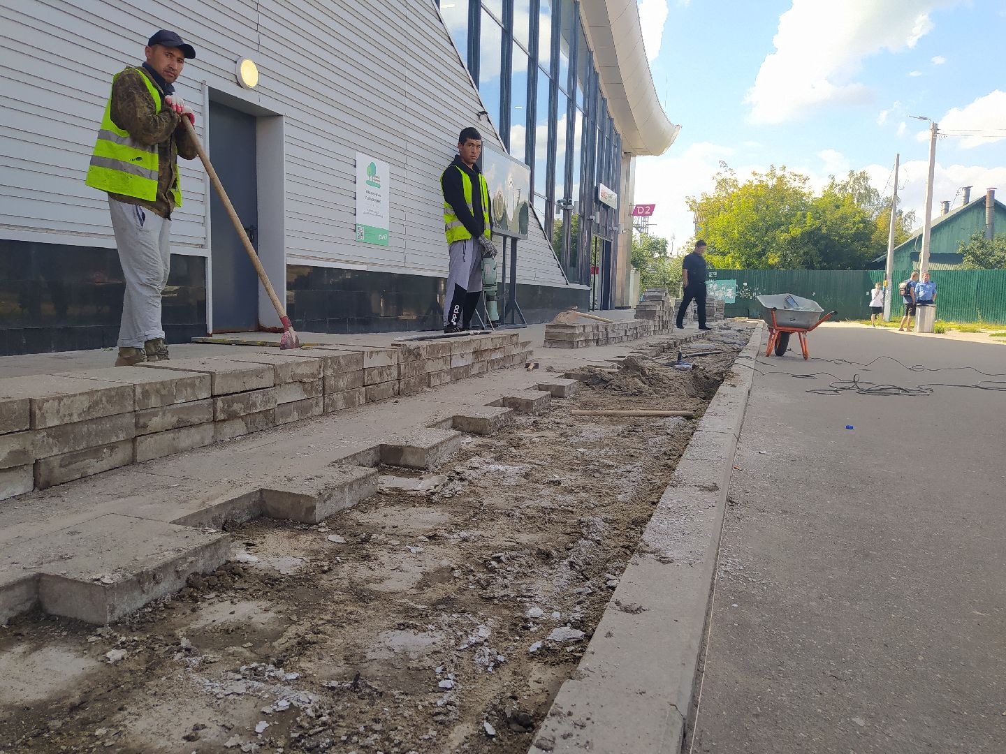 Нахабино, платформа, ремонт