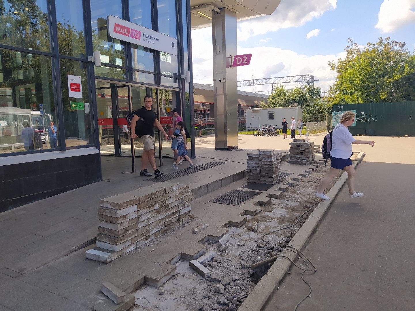 Нахабино, платформа, ремонт