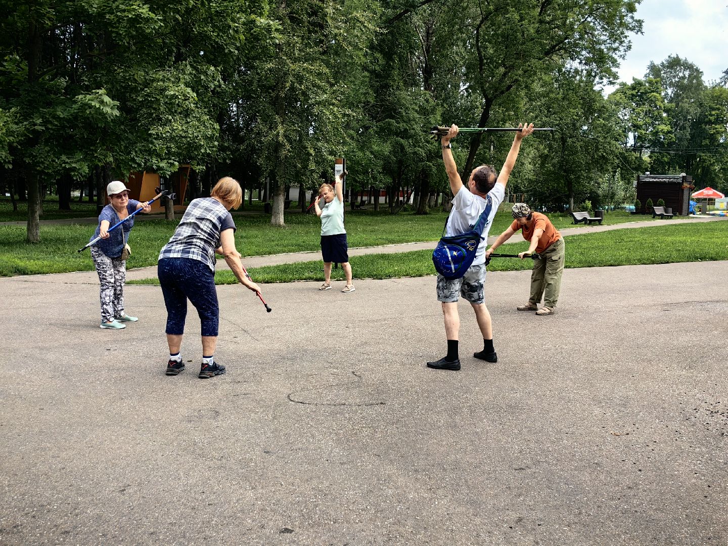 Ходьба, группа, Активное долголетие, парк