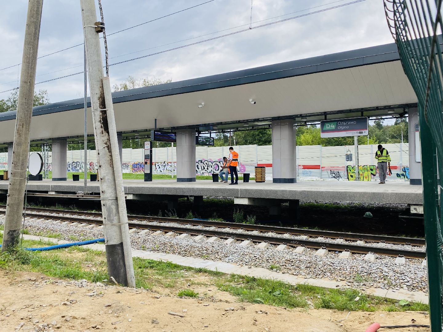Балашиха, МЦД-4, платформа Ольгино, перехватывающая парковка