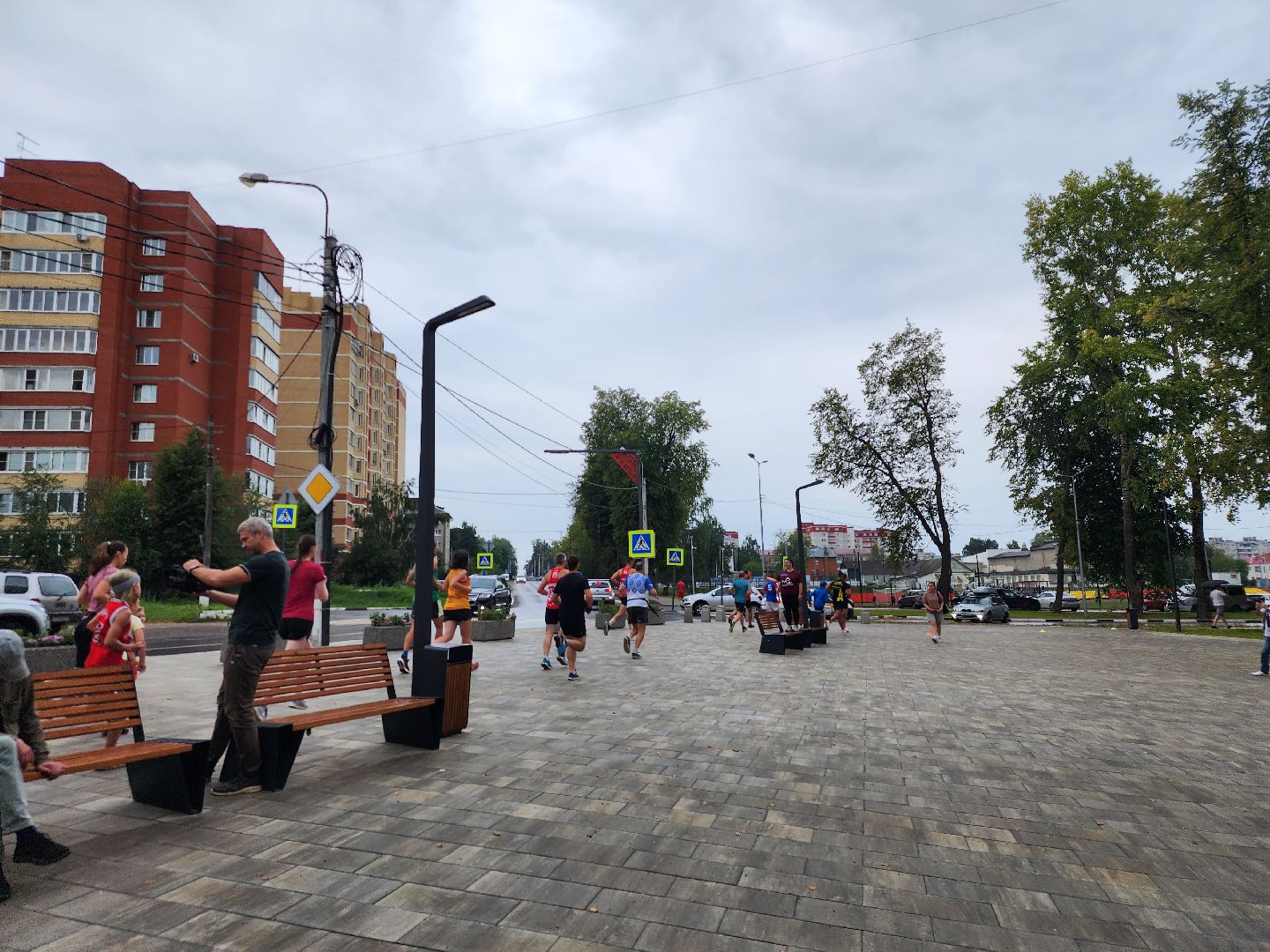 Павловский Посад, городской округ Павловский Посад, спорт, бег, люди, парк, Дубрава