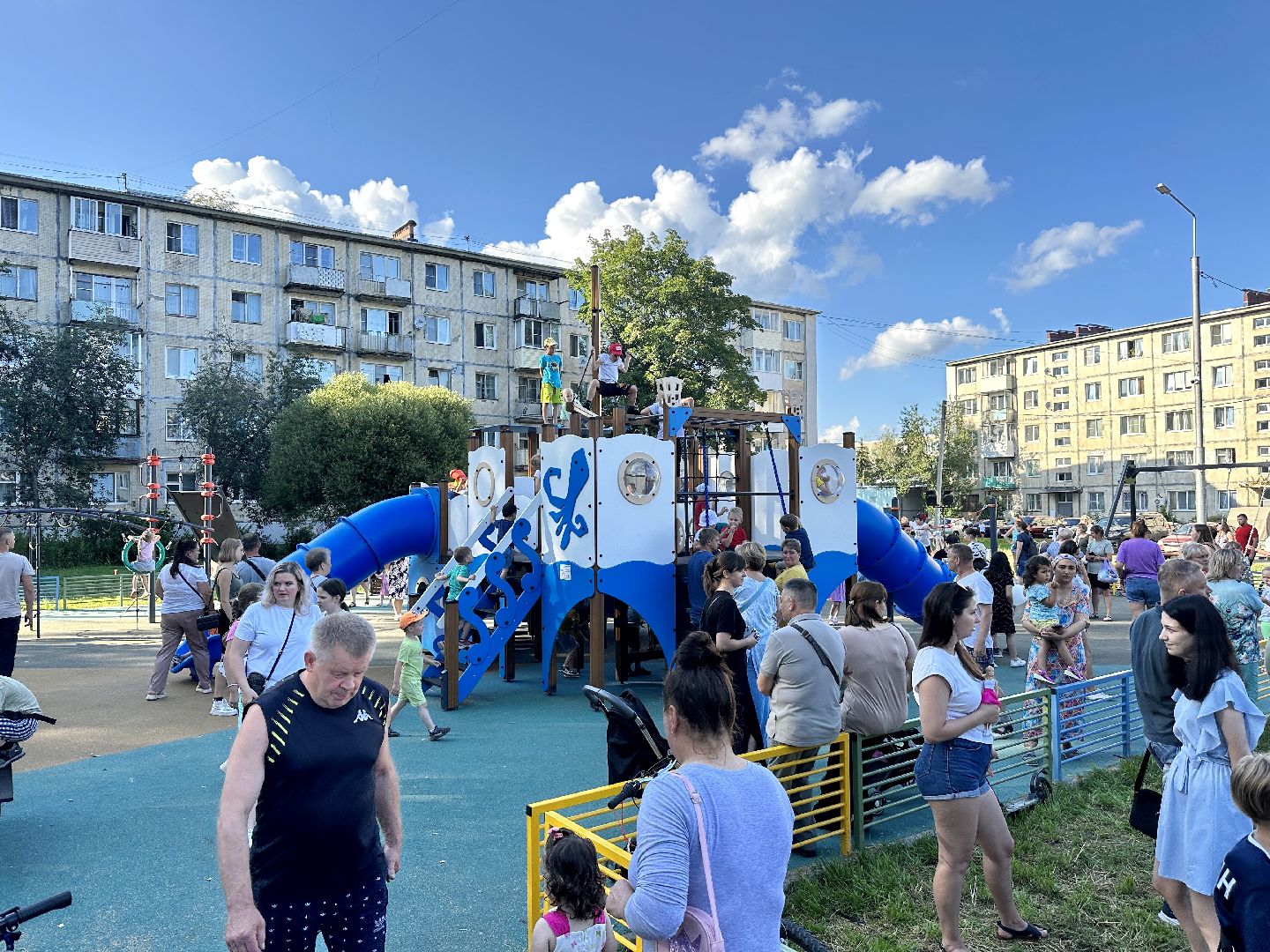 Клин, благоустройство, детские площадки, перемены, общество