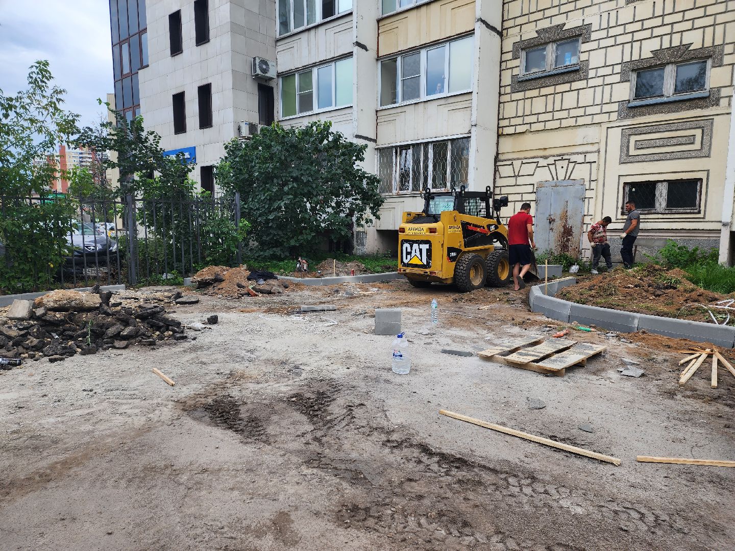 благоустройство дворов, благоустройство, жители, доброе дело, пушкино,