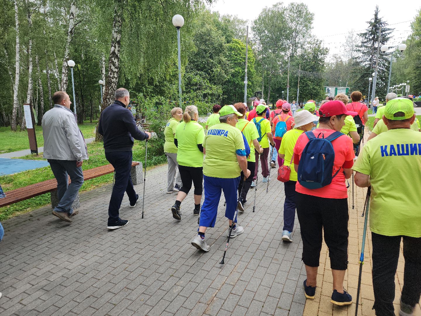 Кашира, Активное долголетие, скандинавская ходьба, марафон, День города