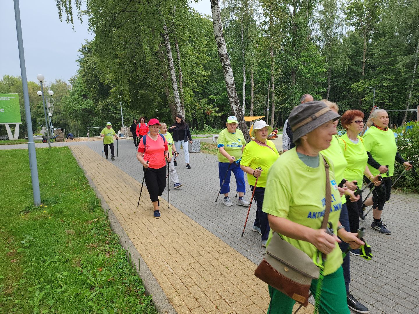 Кашира, Активное долголетие, скандинавская ходьба, марафон, День города