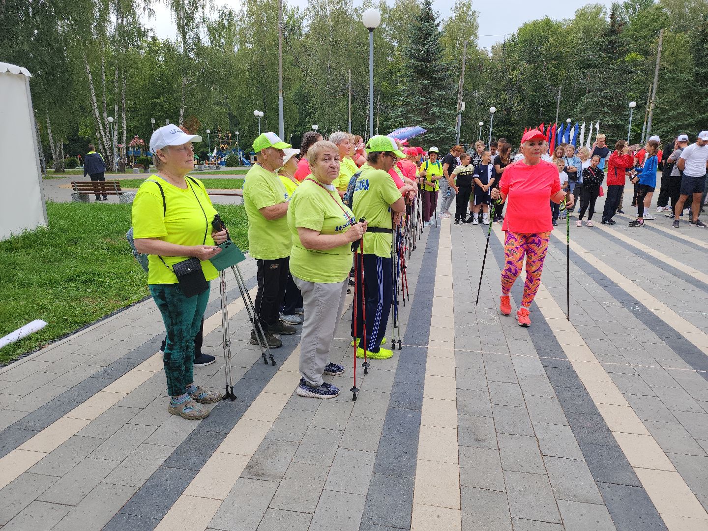 Кашира, Активное долголетие, скандинавская ходьба, марафон, День города