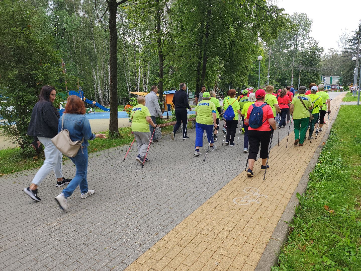 Кашира, Активное долголетие, скандинавская ходьба, марафон, День города