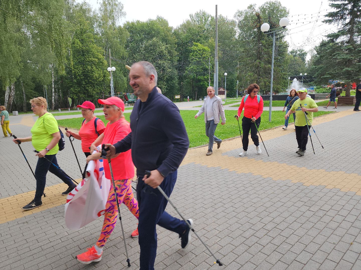 Кашира, Активное долголетие, скандинавская ходьба, марафон, День города