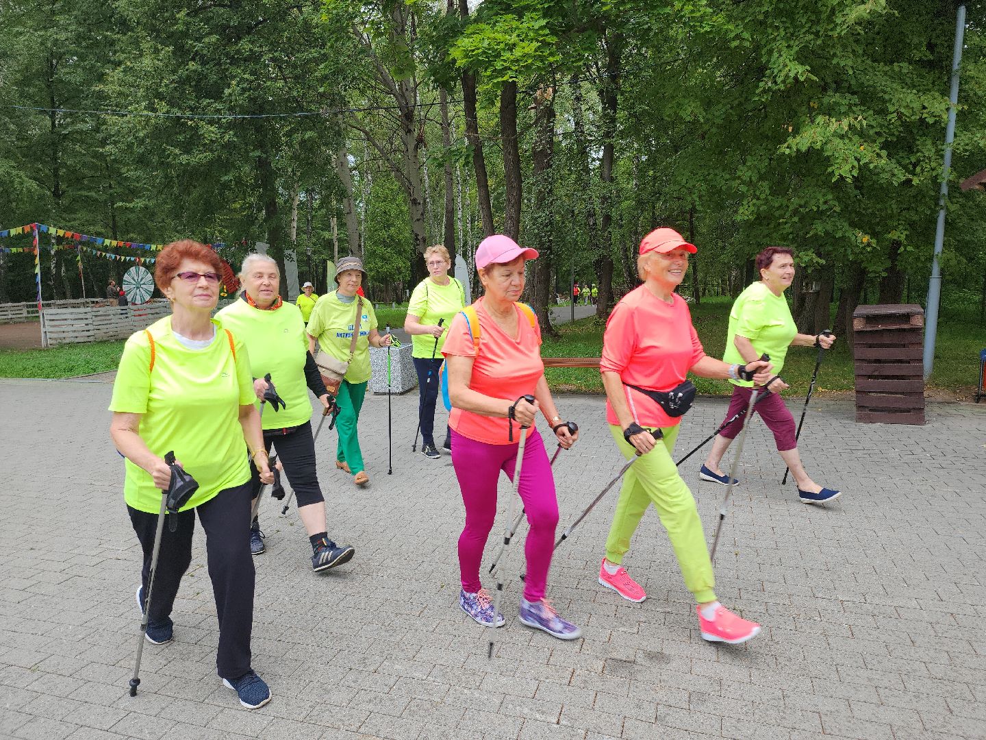 Кашира, Активное долголетие, скандинавская ходьба, марафон, День города