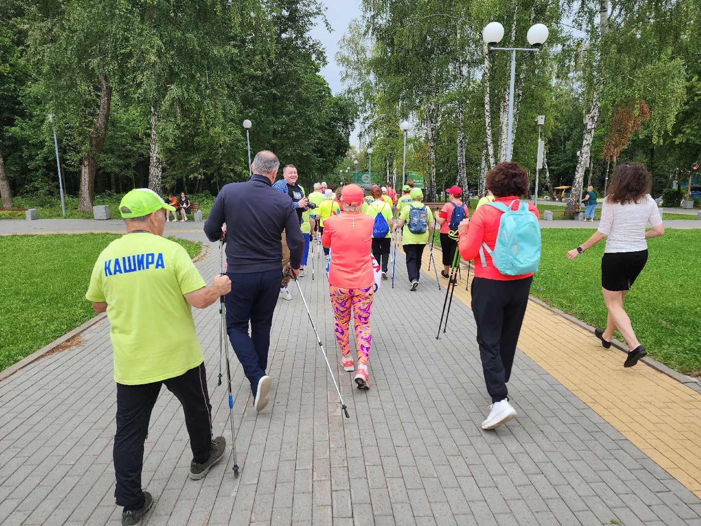 Кашира, Активное долголетие, скандинавская ходьба, марафон, День города