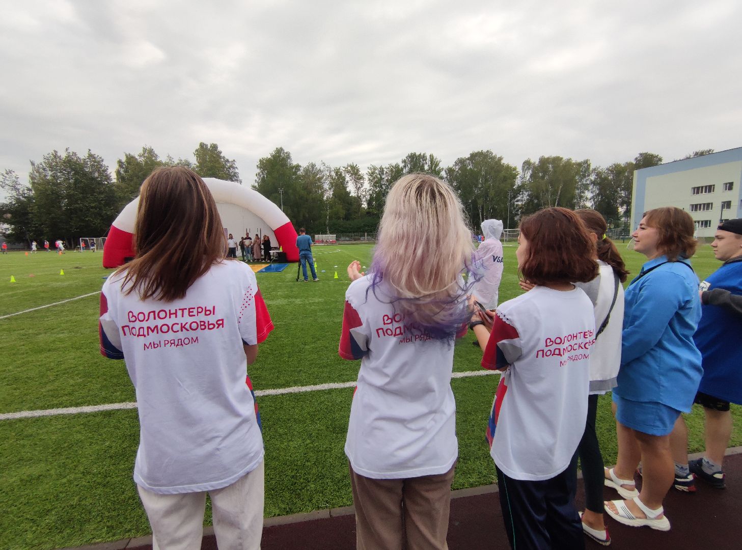 Волонтеры Подмосковья, добровольцы, праздник, День Физкультурника, Дубна