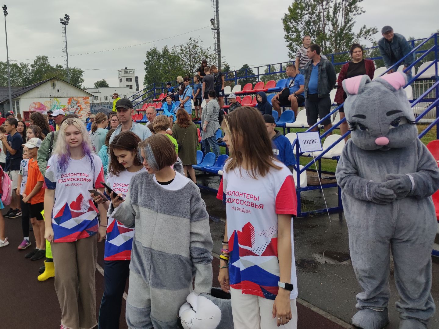 Волонтеры Подмосковья, добровольцы, праздник, День Физкультурника, Дубна