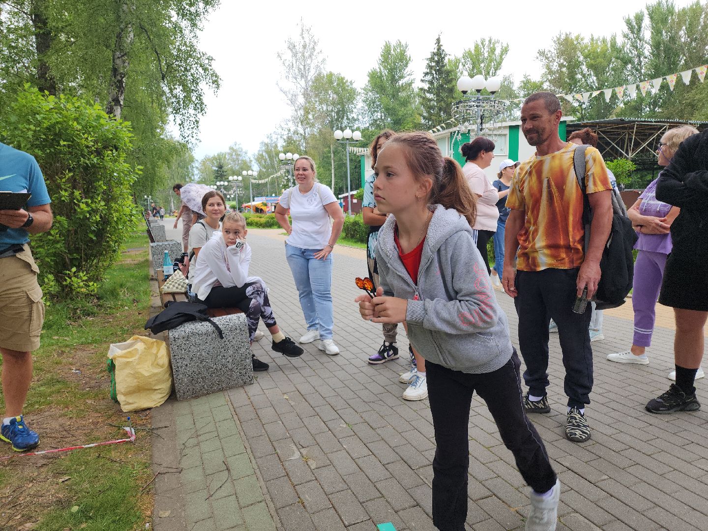 Кашира, День физкультурника, Городской парк, волейбол, баскетбол, шахматы, дартс
