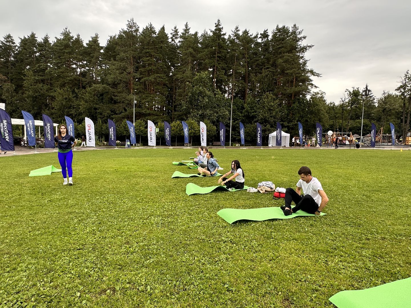 Одинцово, День Спорта, Йога, Парки Подмосковья